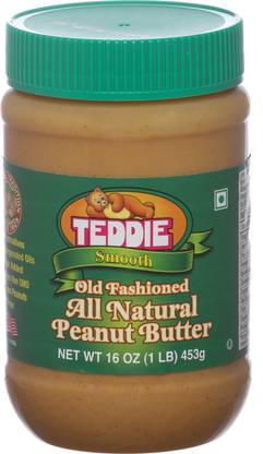 Teddie Usa Made Natural Peanut Butter Smooth 453 G Price In India Buy Teddie Usa Made Natural Peanut Butter Smooth 453 G Online At Flipkart Com You must consider buying peanut butter that comes with one or two ingredients without any additional preservatives in the form of excessive salt or sugar. teddie usa made natural peanut butter smooth 453 g