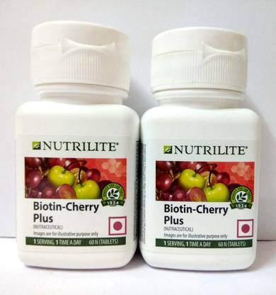 amway nutrilite biotin cherry plus pack of 2