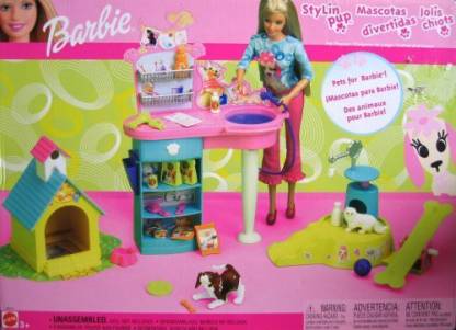 Centralize City flower Reassure Generic Barbie Stylin' Pup Pet Playset w 2 Pets (2002) - Barbie Stylin' Pup  Pet Playset w 2 Pets (2002) . Buy Doll toys in India. shop for Generic  products in India. | Flipkart.com