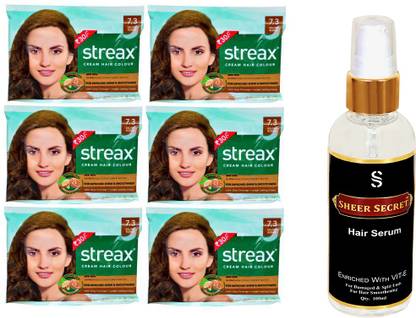 Streax 6 GOLD BLONDE HAIR COLOUR SACHETS NO. with SHEER SECRET HAIR SERUM Price in India - Buy Streax 6 GOLD BLONDE HAIR COLOUR SACHETS NO. with SHEER SECRET HAIR Streax 6 GOLD BLONDE HAIR COLOUR SACHETS NO. with SHEER SECRET HAIR SERUM Price in India - Buy Streax 6 GOLD BLONDE HAIR COLOUR SACHETS NO. with SHEER SECRET HAIR