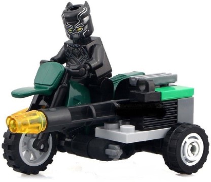 black panther motorcycle toy