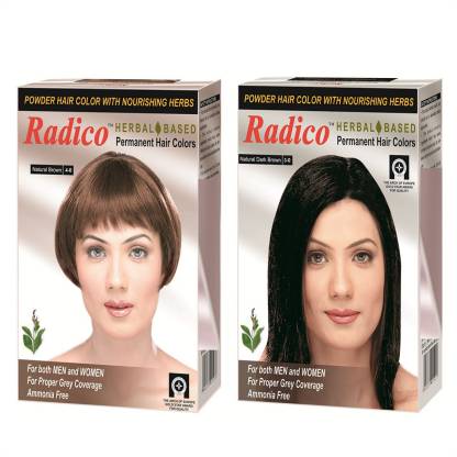 Radico Natural Brown Hair Color With Natural Dark Brown (Ammonia Free) ,  brown - Price in India, Buy Radico Natural Brown Hair Color With Natural  Dark Brown (Ammonia Free) , brown Online