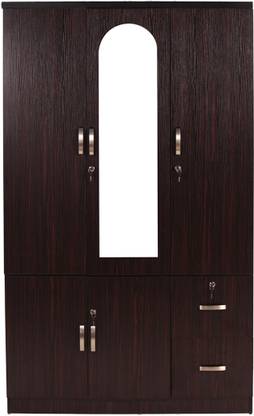 Woodness Tuscany Engineered Wood 3 Door Wardrobe