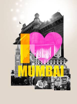 AthahDesigns Wall Poster i-love-mumbai-kbnspnxjjzh Paper Print - Quotes &  Motivation posters in India - Buy art, film, design, movie, music, nature  and educational paintings/wallpapers at 