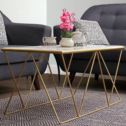Peachtree Trivia Marble Top Coffee Table Metal Coffee Table Price In India Buy Peachtree Trivia Marble Top Coffee Table Metal Coffee Table Online At Flipkart Com