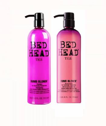Bedhead Dumb Blonde Shampoo Conditioner For Chemically Treated Hair Price In India Buy Bedhead Dumb Blonde Shampoo Conditioner For Chemically Treated Hair Online In India Reviews Ratings Features Flipkart Com Colored hair, curly hair, chemically treated hair. bedhead dumb blonde shampoo conditioner