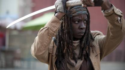 Tv Show The Walking Dead Michonne Hd Wall Poster Paper Print Tv Series Posters In India Buy Art Film Design Movie Music Nature And Educational Paintings Wallpapers At Flipkart Com
