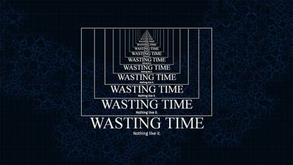 Belucky Blue Citation Dark Blue Phrase Proverb Quotes Saying Sayings Sentence Time Wasting Time Word Wallposter Paper Print Quotes Motivation Posters In India Buy Art Film Design Movie Music Nature And Educational Paintings Wallpapers At