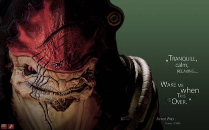 Ananyadesigns Krogan Mass Effect Mass Effect Quotes Wrex Wallposter Paper Print Quotes Motivation Posters In India Buy Art Film Design Movie Music Nature And Educational Paintings Wallpapers At Flipkart Com