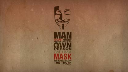 BeLucky quotes-anonymous-masks-guy-fawkes-guy-fawkes-mask Wallposter Paper  Print - Quotes & Motivation posters in India - Buy art, film, design,  movie, music, nature and educational paintings/wallpapers at Flipkart.com