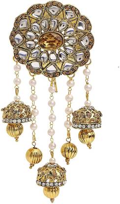 Sanjog Jhumki Style Traditional Bahubali Inspired Wedding Hair Brooch Juda  Hair Decoration For Women Girls For Wedding Hair Pin Price in India - Buy  Sanjog Jhumki Style Traditional Bahubali Inspired Wedding Hair