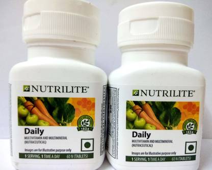 amway nutrilite daily 60 tablets pack of 2