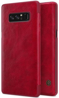 VARAJ Flip Cover for Nillkin Luxury ultra-thin Qin Leather Case Flip Cover For Samsung Galaxy Note 8 Red VARAJ : Flipkart.com