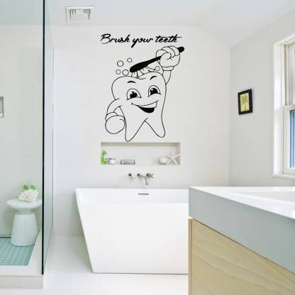 STICKER STUDIO Bathroom Wall Sticker (Surface Covering Area - 30 x 22 cm )  22 cm Removable Sticker Price in India - Buy STICKER STUDIO Bathroom Wall  Sticker (Surface Covering Area -