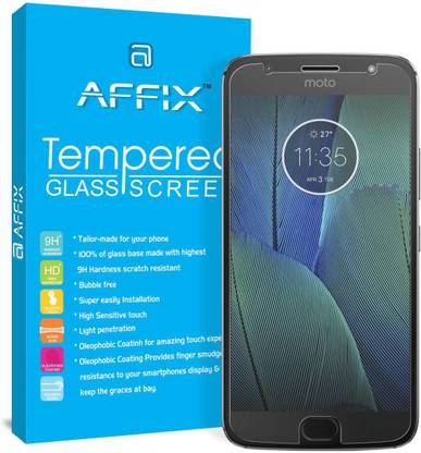 affix tempered glass guard for motorola moto g5s plus