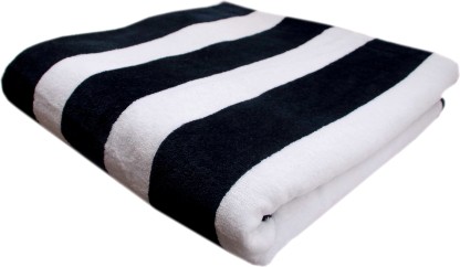 aztex TowelsRus Set of 2 100% Super Soft Cotton 550gsm Hand Towels in Black 