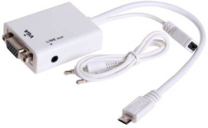 Verkleuren Analist Altaar microware VGA Cable 0.03 m MHL Micro USB to VGA with Audio Adapter -  microware : Flipkart.com
