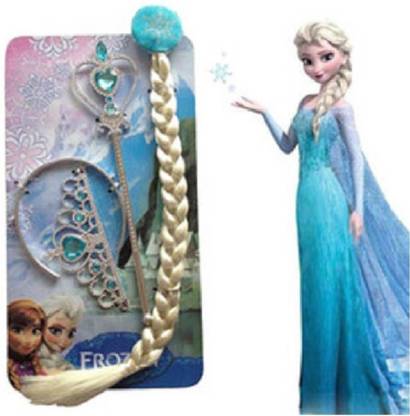 M-Alive New Princess Elsa Anna Crown Hair Accessories Wig & Magic Wand pretend Play set - New Princess Elsa Anna Crown Hair Accessories Wig & Magic Wand pretend Play set . Buy M-Alive New Princess Elsa Anna Crown Hair Accessories Wig & Magic Wand pretend Play set - New Princess Elsa Anna Crown Hair Accessories Wig & Magic Wand pretend Play set . Buy