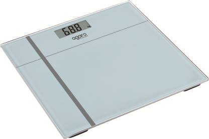 AGARO Glass Top Electronic Personal Scale WS503W Weighing Scale