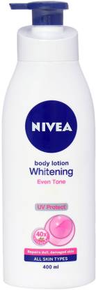 NIVEA Body Lotion, Whitening Even Tone, UV Protect & 40x Vitamin C