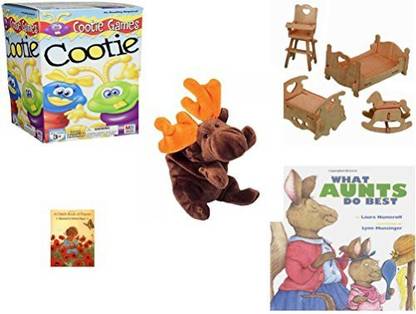 Generic Children S Bundle Ages 3 5 5 Piece Cootie Game 3 D Wooden Puzzle Dollhouse Bedroom Furniture Set Toy Ty Beanie Baby Children S Bundle Ages 3 5 5