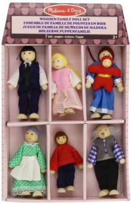 melissa and doug family doll set