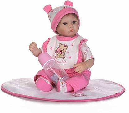 Generic Herin Reborn Baby Doll With Magnetic Pacifier Lifelike Soft Vinyl Newborn Toddlers Dolls 16 In 42 Cm Cute Simulation Play House Herin Reborn Baby Doll With Magnetic Pacifier Lifelike Soft