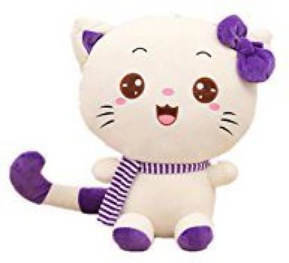 Judy Dre Am Cute Cartoon Cat Stuffed Toys- Pp Cotton Animals Doll  Children'S Plush Purple Cat Toy For Girl Gift 