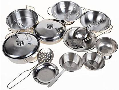 Studio One Dollhouse Miniature Stainless Steel Pots And Pans Pretend Play Kitchen Set For Kids Dollhouse Miniature Stainless Steel Pots And Pans Pretend Play Kitchen Set For Kids Buy Doll