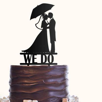 We Do Wooden Cake Topper Wedding Cake Topper Wooden Wedding Etsy