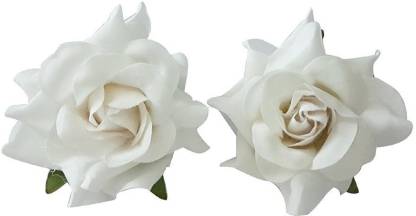 Confidence fashionable Rose Flowers Hair clips / Pins hair Accessories For  Women Wedding, 2 Pcs (White) Hair Clip Price in India - Buy Confidence  fashionable Rose Flowers Hair clips / Pins hair