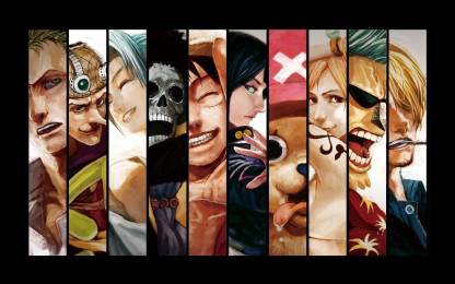 Athahdesigns Anime Brook One Piece Drawings Franky One Piece Monkey D Luffy Nami One Piece Nico Robin One Piece Roronoa Zoro Sanji One Piece Tony Tony Chopper Usoppwallpaper Paper Print Animation Cartoons Posters In India Buy Art Film Design