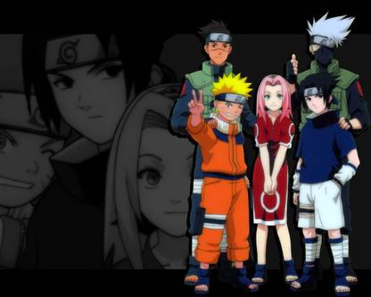 Ananyadesigns Anime Anime Naruto Uzumaki Naruto Uchiha Sasuke Hatake Kakashi Haruno Sakura Wallposter Paper Print Animation Cartoons Posters In India Buy Art Film Design Movie Music Nature And Educational Paintings Wallpapers At Flipkart Com
