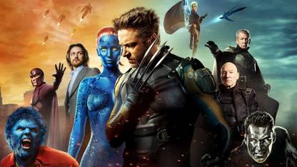 X Men Days Of Future Past X Men Marvel Movies Wolverine Magneto Professor X Mystique Beast Character Ian Mckellen Jennifer Larence Science Fiction Wall Poster Paper Print Movies Posters In India Buy Art Film Design Movie Music Nature And
