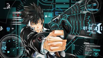 Pl Anime Guns Kougami Shinya Psycho Pass Wall Poster 19 13 Inches Matte Finish Paper Print Animation Cartoons Posters In India Buy Art Film Design Movie Music Nature And Educational Paintings Wallpapers At Flipkart Com