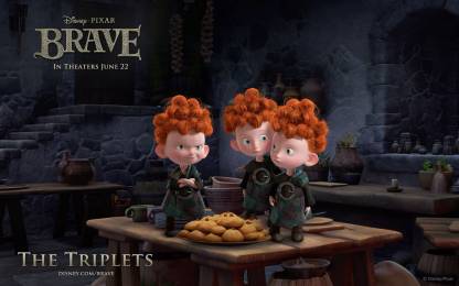Aabhaas triplets-animation-movie-brave-animated- Wall Poster Paper Print -  Movies posters in India - Buy art, film, design, movie, music, nature and  educational paintings/wallpapers at 