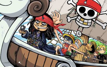PL Anime captain-jack-sparrow-crossovers-fan-art-monkey-d-luffy-nami-one-piece-one-piece-pirates-of-the-caribbean-roronoa-zoro-sanji-one-piece Wall Poster 19*13 inches Matte Finish Paper Print - Animation & Cartoons posters in India - Buy art, film ... PL Anime captain-jack-sparrow-crossovers-fan-art-monkey-d-luffy-nami-one-piece-one-piece-pirates-of-the-caribbean-roronoa-zoro-sanji-one-piece Wall Poster 19*13 inches Matte Finish Paper Print - Animation & Cartoons posters in India - Buy art, film ...