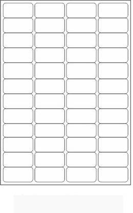 Novajet Novajet 48 A4 Size Sticker Paper Self-adhesive ...