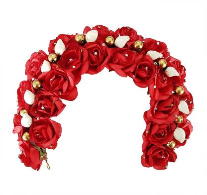 FULLY South Indian Wedding Bridal Flower Hair Gajra / Hair Accessories For Women Wedding (Red) Hair Accessory Set Price in India - Buy FULLY South Indian Wedding Bridal Flower Hair Gajra / FULLY South Indian Wedding Bridal Flower Hair Gajra / Hair Accessories For Women Wedding (Red) Hair Accessory Set Price in India - Buy FULLY South Indian Wedding Bridal Flower Hair Gajra /