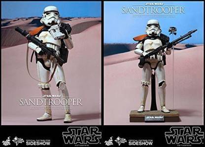 LOT of 2 Hot Toys Star Wars A New Hope Sandtrooper 1/6 BLASTER Rifle