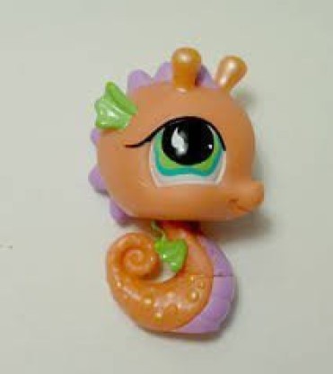 OOP Out of Package & Print Collector Toy - Littlest Pet Shop Hasbro Loose Cockatoo #317 LPS Collectible Replacement Figure Retired Blue, Green Eyes
