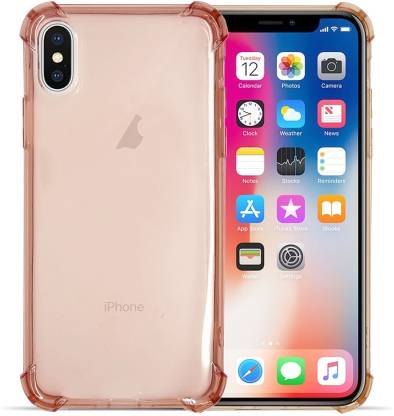 Acczoo Back Cover For Apple Iphone X Iphone 10 Rose Gold Shockproof Transparent Soft Tpu Gel Rubber Hard Edge Corner Defender Clear Phone Case Gel Cove Acczoo Flipkart Com