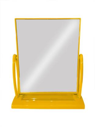 Kabello Plastic Frame Stand 10x, Rectangular Vanity Mirror On Stand