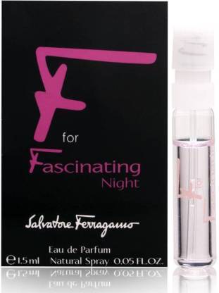 mañana Cerdito Sospechar Buy Salvatore Ferragamo F for Fascinating Night Eau de Parfum - 1.5 ml  Online In India | Flipkart.com