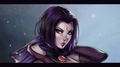 Comics Teen Titans Raven HD Wallpaper Background Paper Print - Comics  posters in India - Buy art, film, design, movie, music, nature and  educational paintings/wallpapers at 