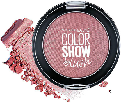 blush on maybelline color show