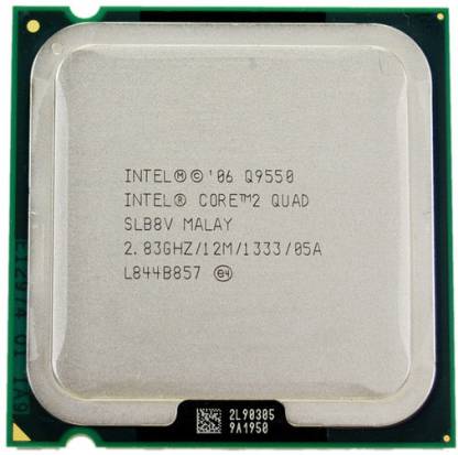 terrorist Haarvaten het laatste Intel Core 2 Quad Q9550 2.83 GHz LGA 775 Socket 4 Cores 4 Threads 12 MB L2  Cache Desktop Processor - Intel : Flipkart.com