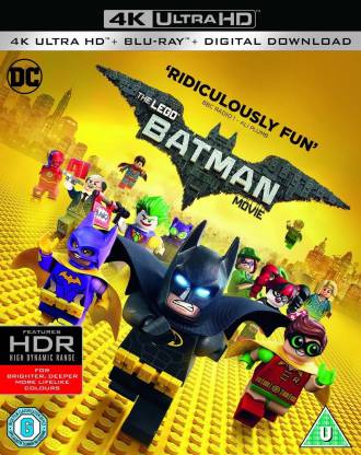 The Lego Batman Movie (4K UHD + Blu-ray + Digital HD) (2-Disc Set) (Region  Free + Slipcase Packaging + Fully Packaged Import) Price in India - Buy The Lego  Batman Movie (4K