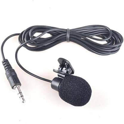 Mobspy Professional Mini Lavalier Lapel Microphone 3.5mm Omnidirectional  Condenser Clip On Noice Cancelling Lav Mic- Black-02 Microphone - Mobspy :  Flipkart.com