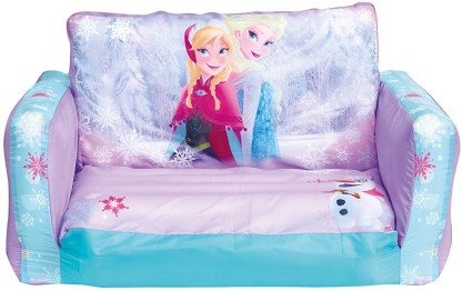 Frozen Inflatable Flip Out Mini Sofa Anna and Olaf Disney Elsa 
